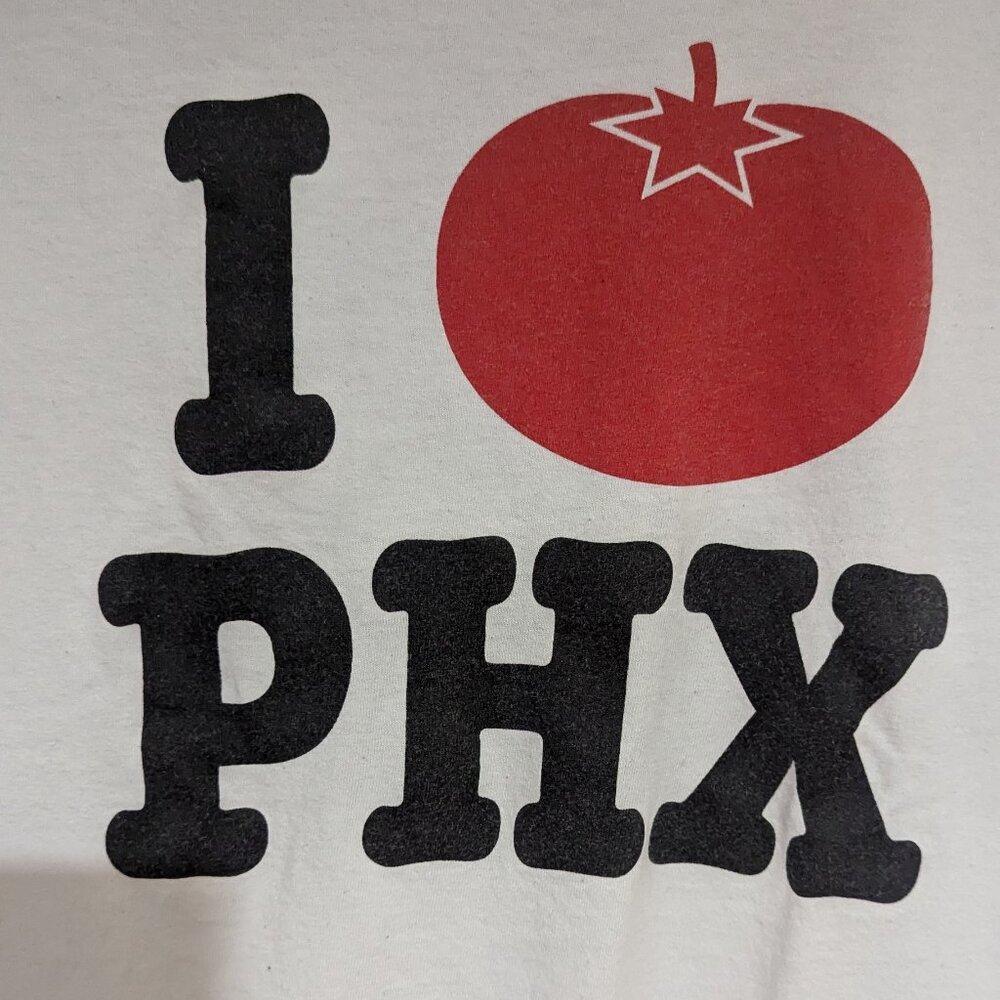 I Love PHX Flying Tomato Festival Small Shirt